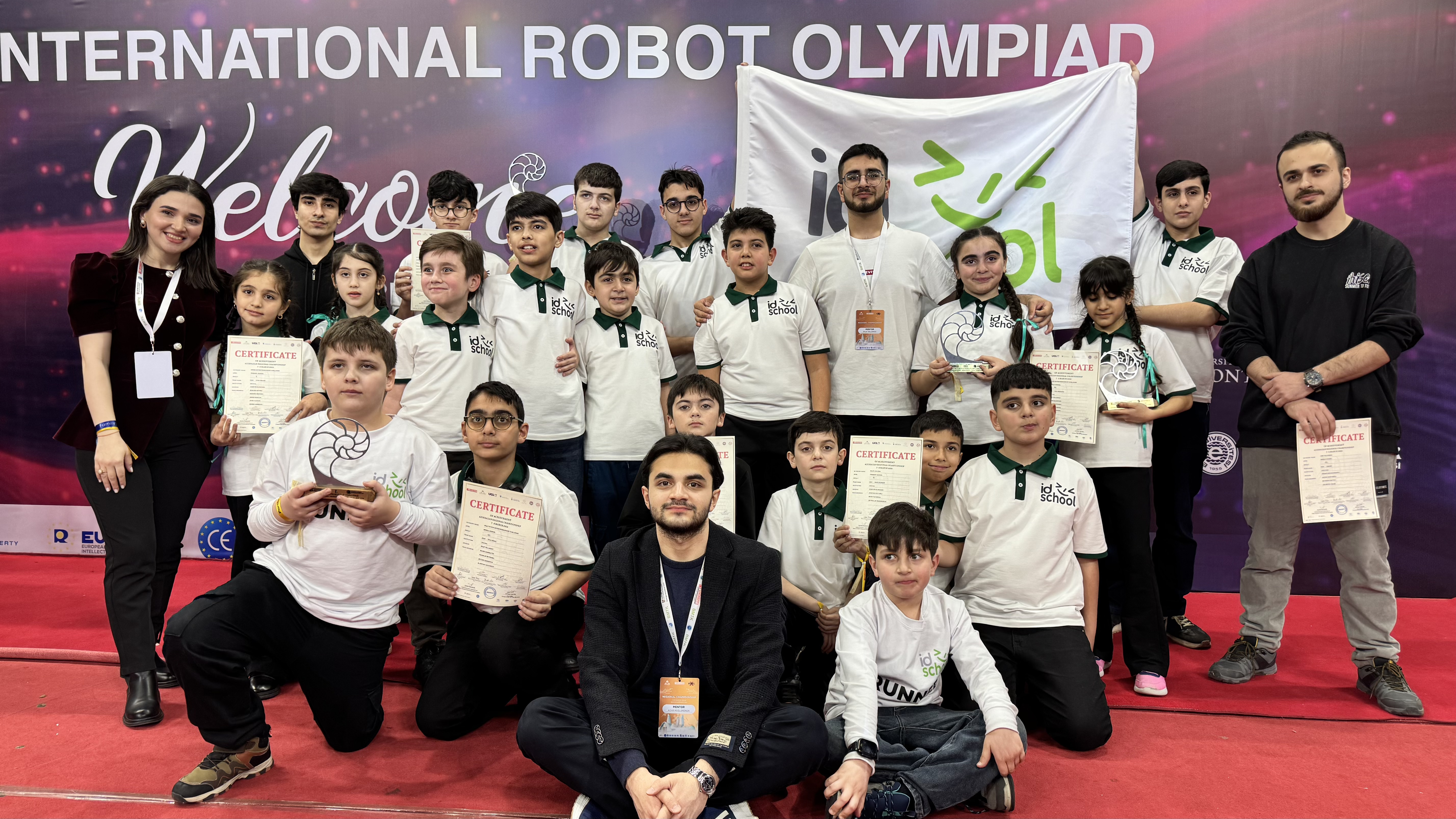 İDSchool komandaları Fibonaççi Beynəlxalq Robot Olimpiadasında 6 mükafat qazanıb